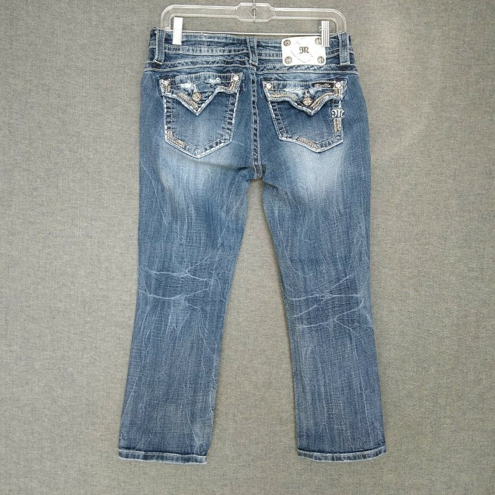 Miss Me Low Rise Standard Crop Stretch Jeans
